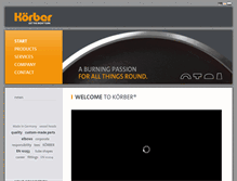 Tablet Screenshot of hans-koerber.de